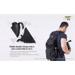 Nitecore BP20 Backpack 20L Waterproof with pocket rain cover