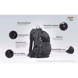 Nitecore BP20 Backpack 20L Waterproof with pocket rain cover