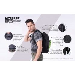 Nitecore BP25 Backpack 25 Liter Waterproof 