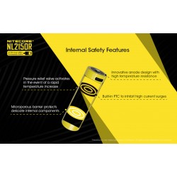 Nitecore NL2150R 5000mAh USB-C Rechargeable 21700 Battery