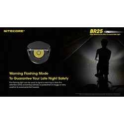 Nitecore BR25 1400 Lumen Ultra-Bright Rechargeable Bike Light