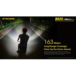 Nitecore BR25 1400 Lumen Ultra-Bright Rechargeable Bike Light