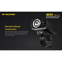 Nitecore BR35 1800 Lumen USB Rechargeable Bike Light