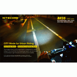 Nitecore BR35 1800 Lumen USB Rechargeable Bike Light