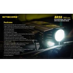 Nitecore BR35 1800 Lumen USB Rechargeable Bike Light