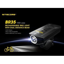 Nitecore BR35 1800 Lumen USB Rechargeable Bike Light