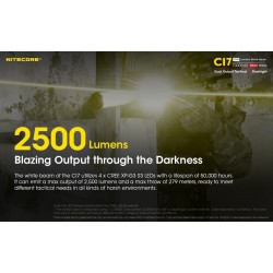 Nitecore CI7 2500 Lumen Infrared Flashlight with IR Illuminator