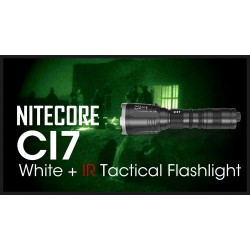 פנס טקטי נטען 2500 לומן כולל IR אינפרא רד NITECORE CI7