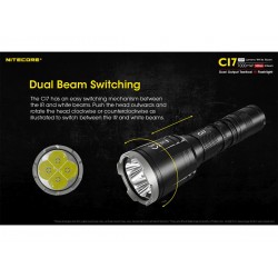 Nitecore CI7 2500 Lumen Infrared Flashlight with IR Illuminator