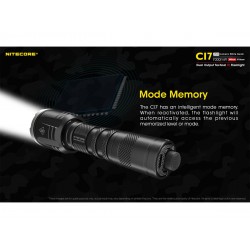 פנס טקטי נטען 2500 לומן כולל IR אינפרא רד NITECORE CI7