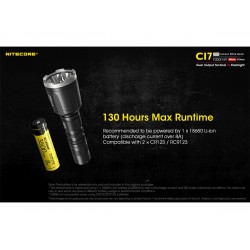 פנס טקטי נטען 2500 לומן כולל IR אינפרא רד NITECORE CI7