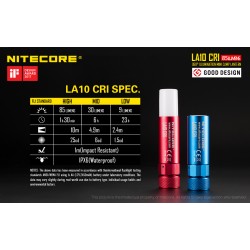 מנורת קמפינג 85 לומן (AA סוללה) NITECORE LA10 CRI