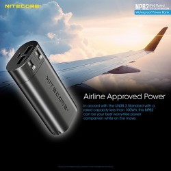 Nitecore NPB2 10000mAh Waterproof Power Bank