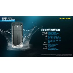 Nitecore NPB4 20000mAh Waterproof Power Bank