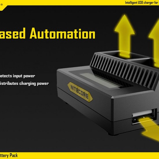 Nitecore UGP3 USB Dual Slot Charger GoPro Hero 3/3+ Battery