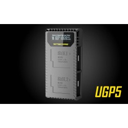 Nitecore UGP5 Dual Slot Charger, for GoPro Hero5 Battery