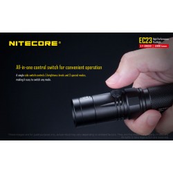 פנס טקטי קטן ועוצמתי 1800 לומן NITECORE EC23