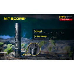 פנס טקטי קטן ועוצמתי 1800 לומן NITECORE EC23