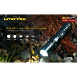 פנס טקטי קטן ועוצמתי 1800 לומן NITECORE EC23