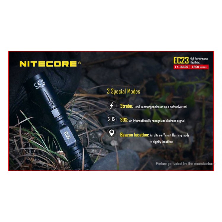 Nitecore EC23 1800 Lumen High Lumen EDC Flashlight