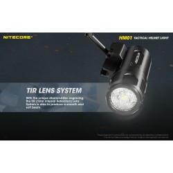 Nitecore HM01 320 Lumens 360 Degree Pivoting Helmet Light