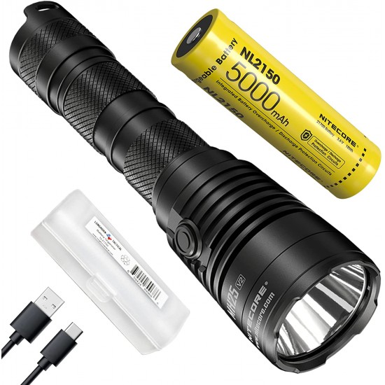 פנס טאקטי 1300 לומן 475 מטר הארה NITECORE MH25 v2