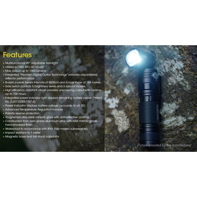 Nitecore MT21C 1000 Lumen Adjustable Right Angle Flashlight