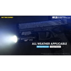 Nitecore NPL30 1200 Lumen Rail Mount Gun Flashlight