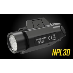 Nitecore NPL30 1200 Lumen Rail Mount Gun Flashlight