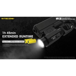 Nitecore NPL30 1200 Lumen Rail Mount Gun Flashlight