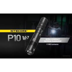 פנס טקטי קטן עוצמתי 1100 לומן NITECORE P10 V2