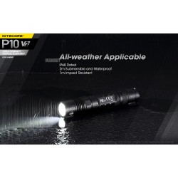 Nitecore P10 V2 1100 Lumen LED Flashlight