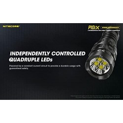 NITECORE P10iX 4000 Lumen Rechargeable Flashlight