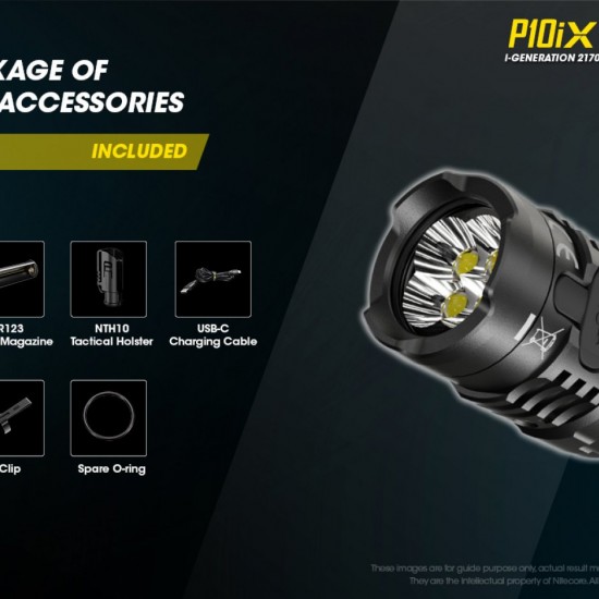 NITECORE P10iX 4000 Lumen Rechargeable Flashlight