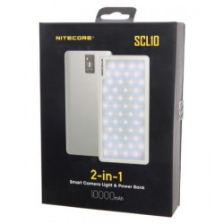 Nitecore SCL10 2-in-1 Smart Camera Light and Power Bank