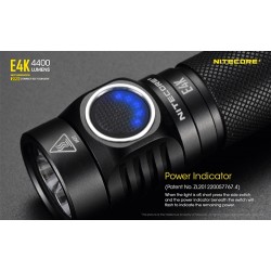 פנס קטן וחזק 4400 לומן נטען Nitecore E4K