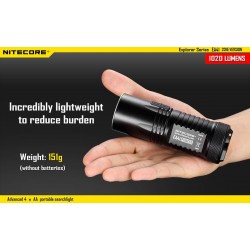 Nitecore EA41 1020 Lumens LED Flashlight - Uses 4xAA