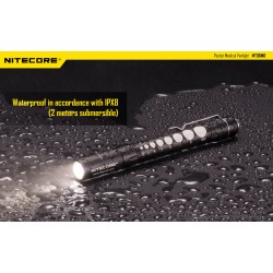 פנס עט כיס לאיבחון רפואי 180 לומן  Nitecore MT06MD