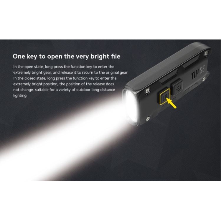 Nitecore TIP SE 700 Lumen Rechargeable Keychain EDC Flashlight