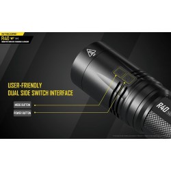 Nitecore R40 v2 1000 Lumen Police Rechargeable Flashlight Plus Charging Docks