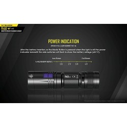 Nitecore R40 v2 1000 Lumen Police Rechargeable Flashlight Plus Charging Docks