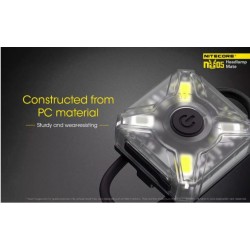 Nitecore NU05 Headlamp Mate & Safety Light (red-white)