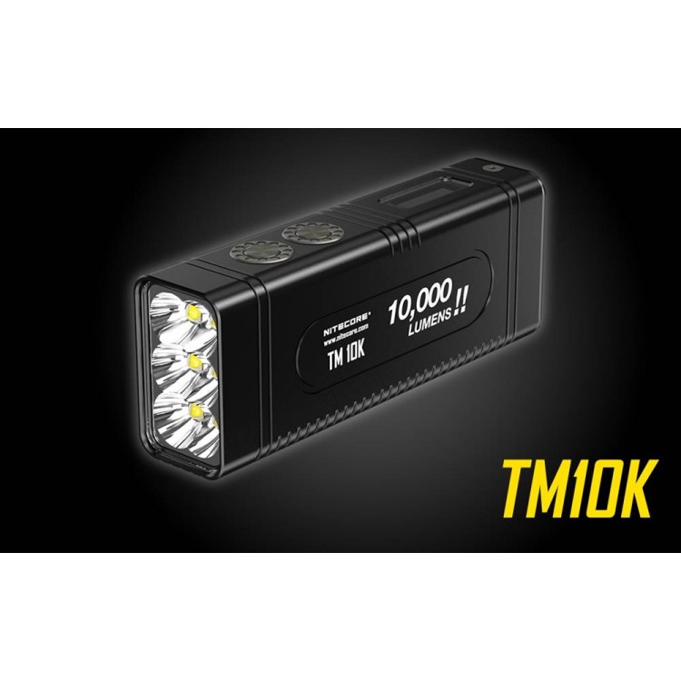 Nitecore TM10K 10,000 Lumen Burst Rechargeable Flashlight