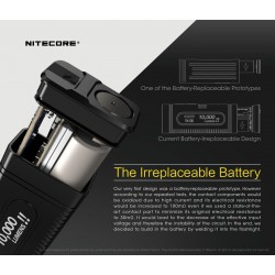 פנס לד קטן ועוצמתי 10000 לומן נטען NITECORE TM10K