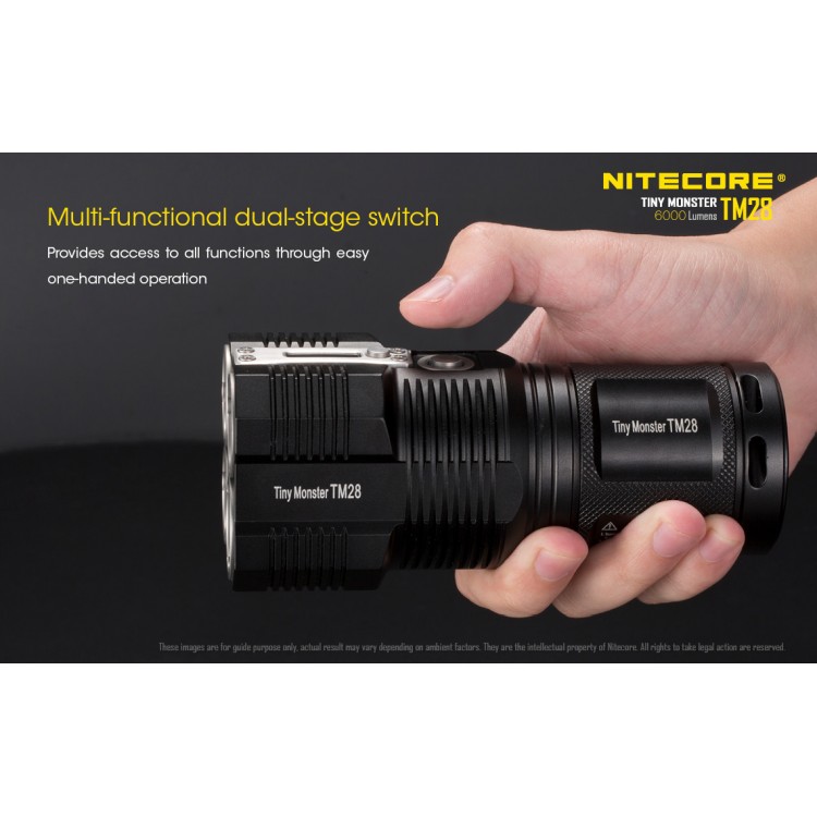 NITECORE TM28 6000 Lumen Rechargeable Flashlight