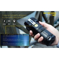 NITECORE TM28 6000 Lumen Rechargeable Flashlight