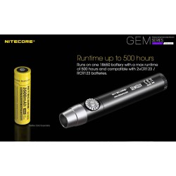 פנס לד אולטרה סגול לזיהוי אבני חן NITECORE GEM10UV