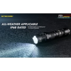 Nitecore P20i UV 1800 Lumen Rechargeable Flashlight with UV Light