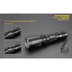 פנס טקטי 1000 לומן 4 צבעים וUV אולטרה סגול | NITECORE SRT7GT